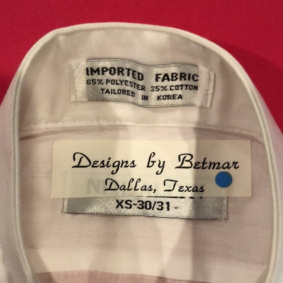 Vintage bedazzled tuxedo blouse - Picture 9 of 13